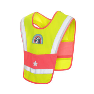 heyReflect Kids kappe 92-116 (S) m. led & refleks gul/pink