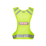 heyReflect Adult sports vest (M) m. led & refleks gul