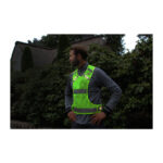 heyReflect Adult sports vest (M) m. led & refleks gul