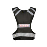 heyReflect Adult sports vest (S) m. led & refleks sort