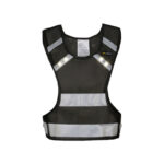 heyReflect Adult sports vest (S) m. led & refleks sort