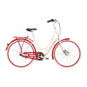 Raleigh Classic de luxe D 52cm Shiny Pearl White/Red Nexus 7g