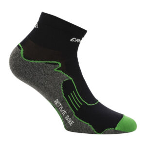 Strømper, Craft Active Bike Sock, Black/green 40/42