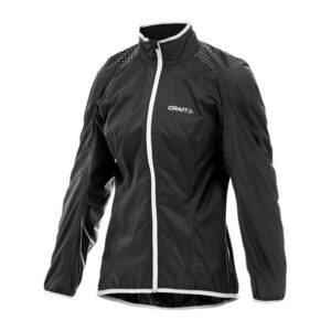 Regnjakke, Craft AB Light Rain JKT, Black Women S