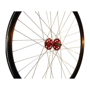 Forhjul Bike Attitude 700C Rød Bane Nav 32H Fælg 32mm U/bremseflade