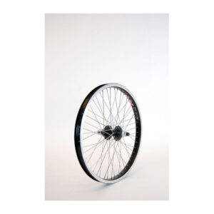 Baghjul Bmx 20 x 1,75 sort 14 mm Aksel/48 eger t/friløbskrans Db DM24