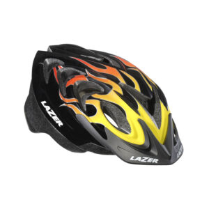 Hjelm Lazer Junior Fireball Black Orange 50-56cm - kids