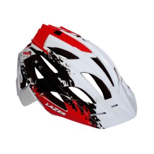 Hjelm Lazer Oasiz White Red 52-58cm - mtb