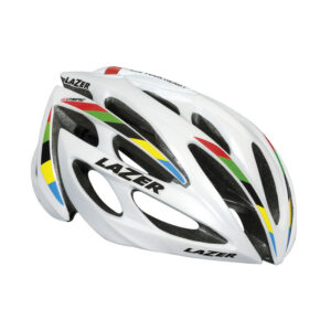 Hjelm Lazer Olympic hvid/rød/grøn/sort/gul/blå 53-61 cm - road