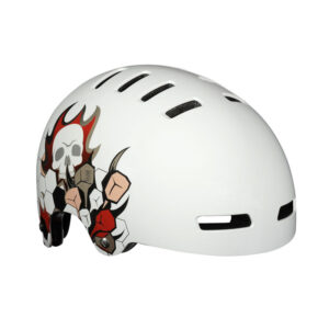 Hjelm Lazer Street Skull White 52-54cm - urban