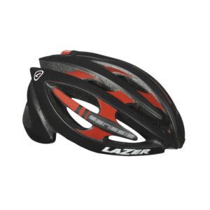 Hjelm Lazer Genesis Mat Black Red 59-61cm - road