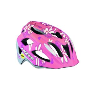 Hjelm Lazer PNut MIPS Flower Pink 46-50cm - kids