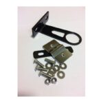 Beslag til kurv fastmonteret (Plade + Skruer) sølv