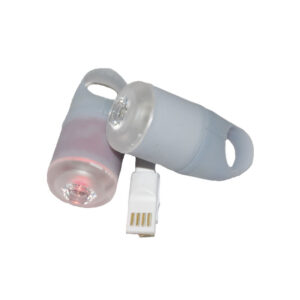 Lygtesæt Reelight EGO Electric Silver m/USB opladning