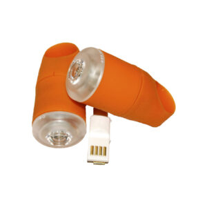 Lygtesæt Reelight EGO Tropical Tangerine Orange m/USB opladning