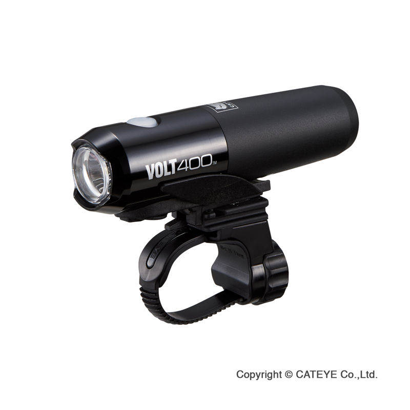 Forlygte Cateye VOLT400 sæt med ekstra batteri og lader 400 lumen Forlygte Cateye VOLT400 sæt med ekstra batteri og lader 400 lumen
