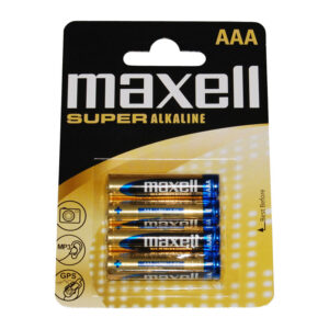 Maxell batteri AAA/LR03 alkaline S (4 stk)