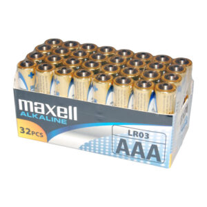 Maxell batteri AAA/LR03 alkaline SP 32 (32 stk)