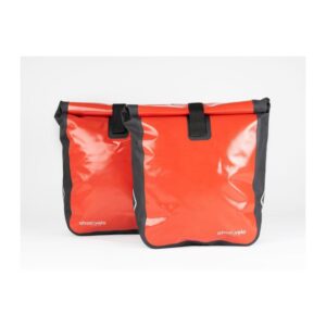 AtranVelo Travel side panniers AVS vandtæt 37x33x12cm rød 2X24,5l