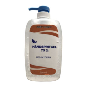 Håndspritgel med glycerin 75% 500ml