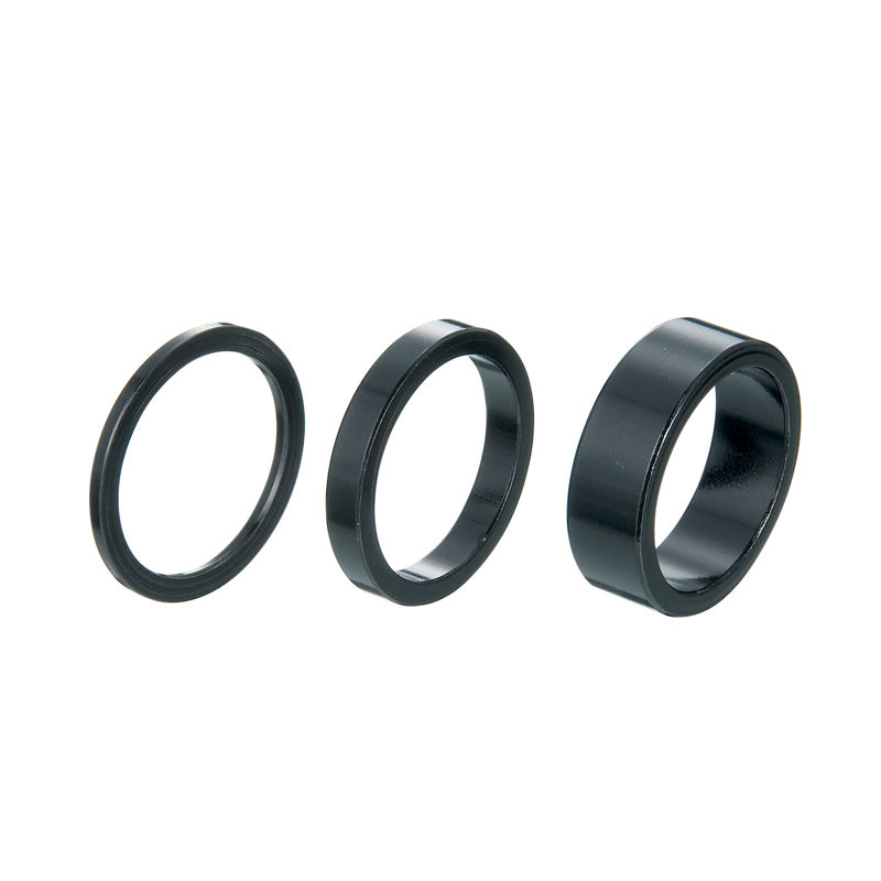 Bike Attitude afstandsskiver til styrfitting 25,4/1in sæt m. 2/5/10mm sort Bike Attitude afstandsskiver til styrfitting 25,4/1in sæt m. 2/5/10mm sort