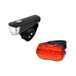 Bike Attitude lygtesæt for 1 x LED/bag 5 x LED Ø22,2-31,8mm inkl. batteri