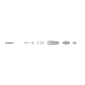 Fittings Jagwire HyFlow Quick-Fit Sæt Shim. M975/775/665/595/447/445/395-HFA301