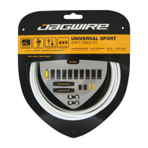 Gearkabelsæt Jagwire Universal sport hvid Sram/Shimano/Campagnolo UCK214