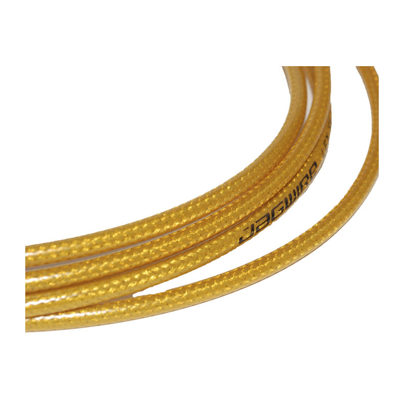 Yderkabel Jagwire 4,5 mm x 2,1 m Guld Flettet Metallic L3 Lubed Liner Til Gear Yderkabel Jagwire 4,5 mm x 2,1 m Guld Flettet Metallic L3 Lubed Liner Til Gear