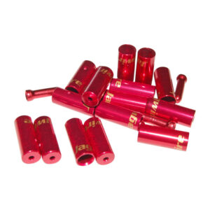 Yderkabelende Jagwire Universal Pro End Cap Pack Rød 10x4 mm/6x5mm/4 wire ender