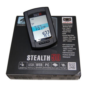 Computer Cateye Stealth 50 GPS inkl. Puls/kadence sensor