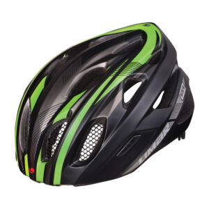 Hjelm Limar 555 matt black green L (57-62 cm) - road - 285g