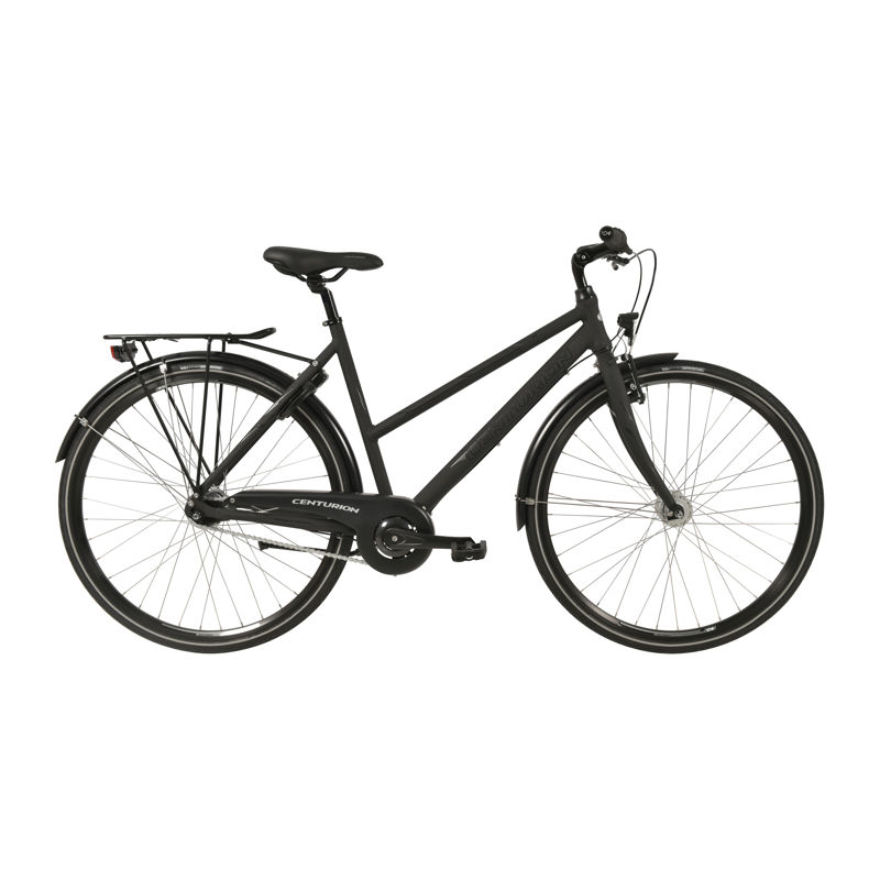 Centurion Challenger Dame 7g Fod/V-bremse Dyn forl 19in Matsort m. blank sort Centurion Challenger Dame 7g Fod/V-bremse Dyn forl 19in Matsort m. blank sort