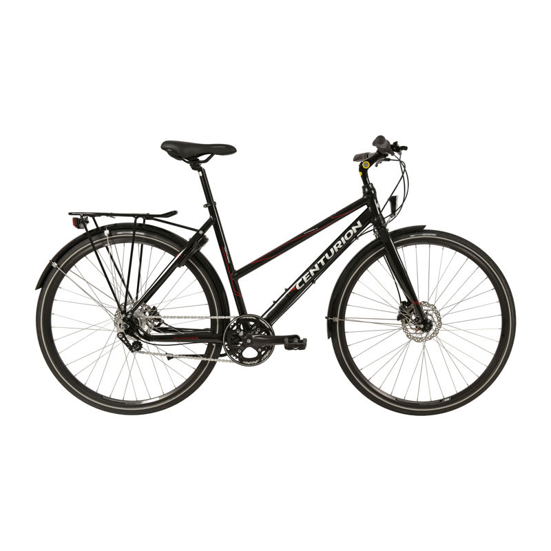 Centurion Invincible Dame Nexus 7g Hydr. disc. 23.5in Blank sort m. rød/sølv Centurion Invincible Dame Nexus 7g Hydr. disc. 23.5in Blank sort m. rød/sølv