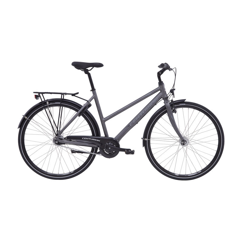 Centurion Challenger Dame 7 gear fodbremse dynamo 22in mat sølv grå/mørk sølv gr Centurion Challenger Dame 7 gear fodbremse dynamo 22in mat sølv grå/mørk sølv gr