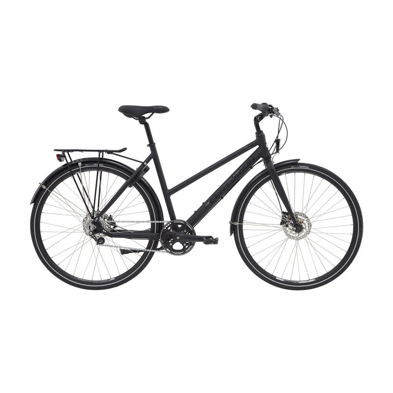 Centurion Invincible Dame 7 gear hydr. disc lygte for og bag 22in matsort/mørk g Centurion Invincible Dame 7 gear hydr. disc lygte for og bag 22in matsort/mørk g