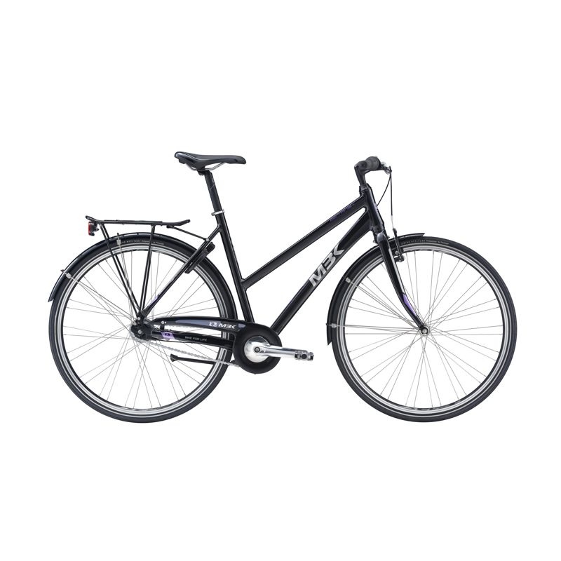 MBK Octane Dame Nexus 7g Fod 50cm Sort m. sølv/lilla MBK Octane Dame Nexus 7g Fod 50cm Sort m. sølv/lilla