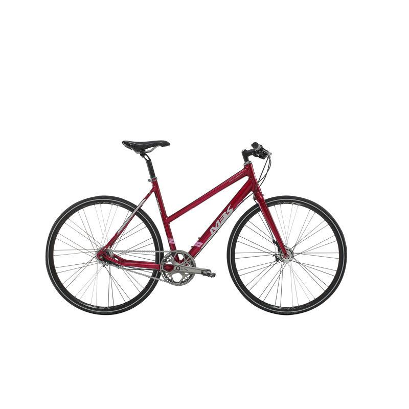 MBK Concept Dame Nexus 7g RB 50cm Bourgogne rød m. hvid/pink MBK Concept Dame Nexus 7g RB 50cm Bourgogne rød m. hvid/pink