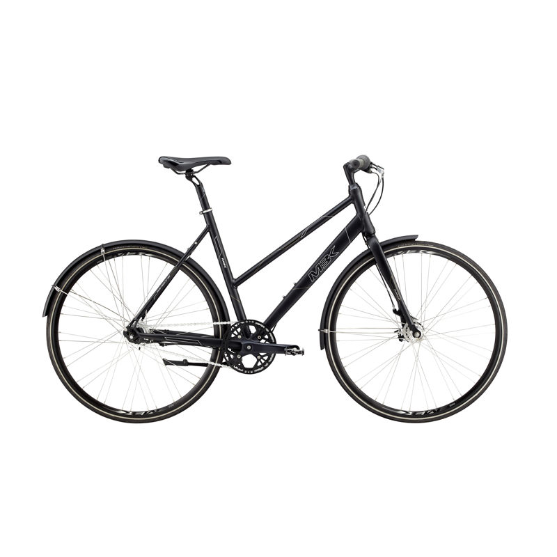 MBK Vitesse 1 Dame Nexus 7g RB 53cm Sort m. hvid/guld MBK Vitesse 1 Dame Nexus 7g RB 53cm Sort m. hvid/guld