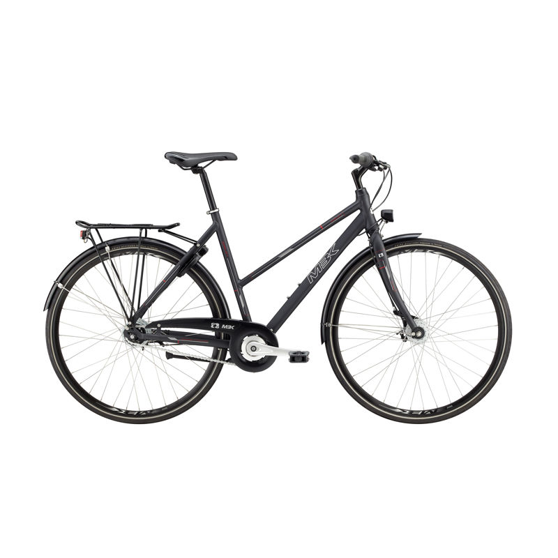 MBK Sirius 3 Dame Nexus 8g RB 53cm Mat grå m. sølv/rød Dynamo MBK Sirius 3 Dame Nexus 8g RB 53cm Mat grå m. sølv/rød Dynamo