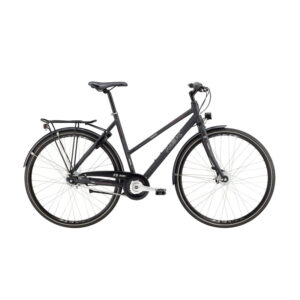 MBK Sirius 3 Dame Nexus 8g RB 56cm Mat grå m. sølv/rød Dynamo