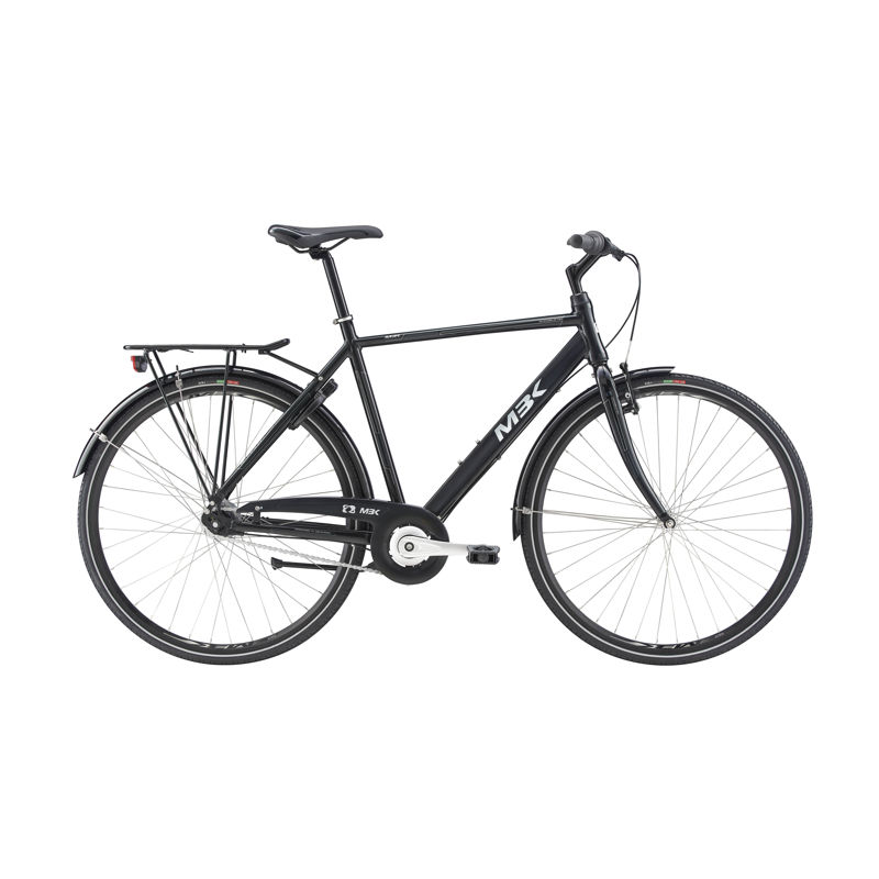 MBK Smogbuster 1 Herre Nexus 7g Fod/V-bremse 58cm Blank sort m. sølv/mørk gråblå MBK Smogbuster 1 Herre Nexus 7g Fod/V-bremse 58cm Blank sort m. sølv/mørk gråblå