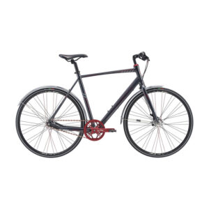 MBK Concept 6Six Herre 7 gear rullebremse for og bag 55cm blank grå/rød