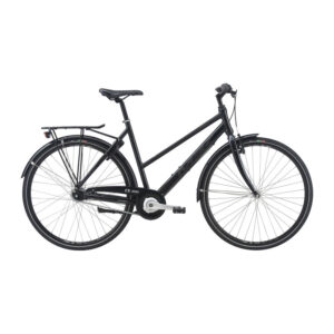 MBK Smogbuster 1 Dame Nexus 7g fod/v-bremse 47cm blank sort m. sort/sølv