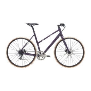 MBK Airborn Gravelsport Dame Claris 8g hydr. disc 53cm mat mørklilla m. lilla/sø