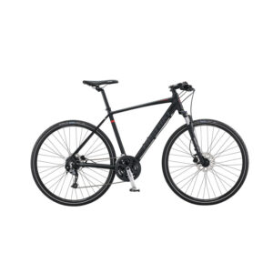 Nishiki Hybrid X Five Gent 20in Shimano 22sp Aliveo Hydr. Disc Br. Black/Red silk