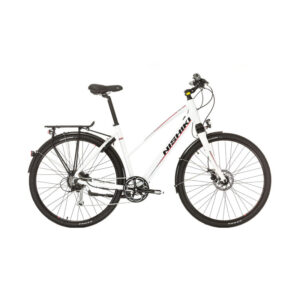 Nishiki URBAN Dame Compact display 9sp Hydr. 51cm Hvid m. sort/rød/grå U. Bat