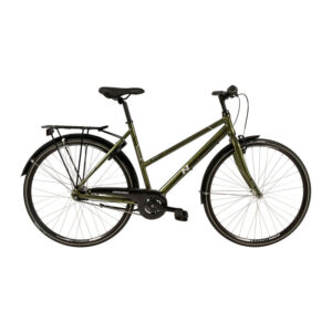 Nishiki City NL1 Dame Nexus 7g fod 52cm Grøn/sølv