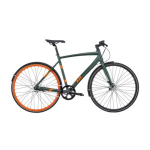 Nishiki Speed Herre Nexus 7g rullebremser 58cm mat mørkegrøn m. orange