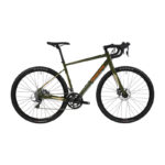 Principia Gravel alu 700c Claris 2x8sp mek. disc 61cm blank grøn m. orange/creme